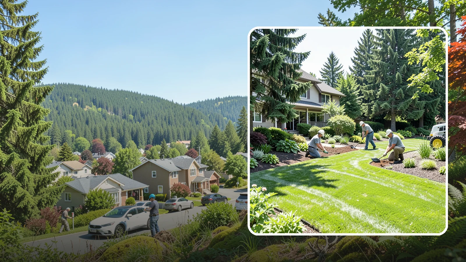 Lawn & Garden Renovation in Index, Snohomish County, WA - Whole-yard refresh that renovates both lawn and planting beds into a cohesive, healthy landscape.
