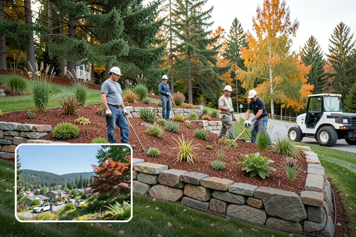 Lawn & Garden Renovation in Index, Snohomish County, WA - One project that refreshes lawn and beds together