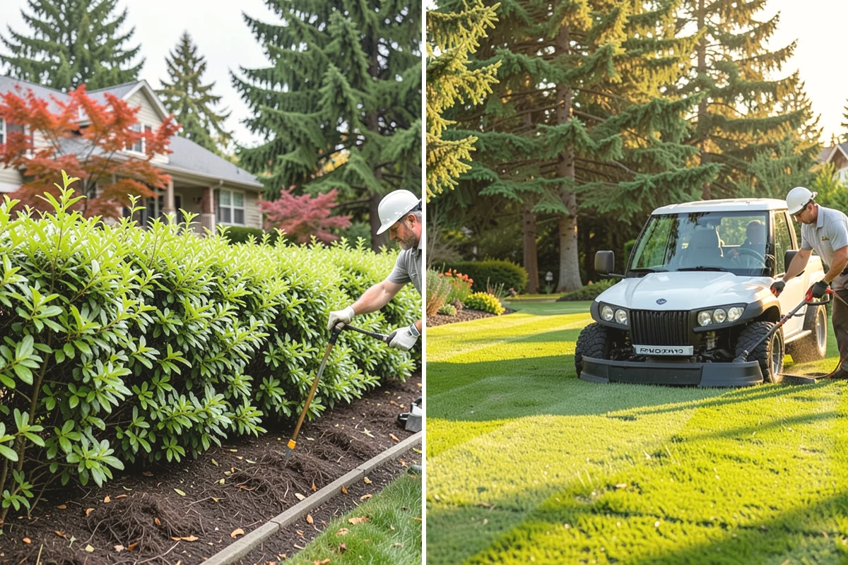 Lawn & Garden Renovation in Issaquah, King County, WA - Walk the property and plan lawn and bed work