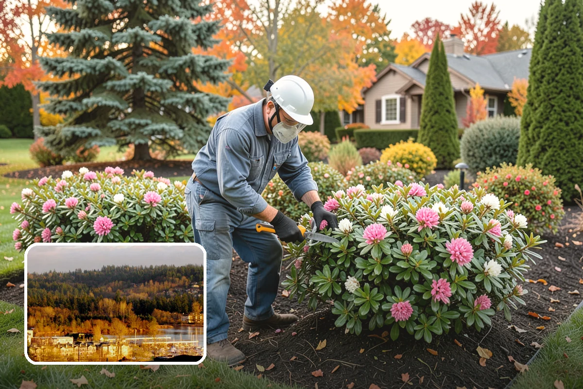 Lawn & Garden Renovation in Kenmore, King County, WA - One project that refreshes lawn and beds together