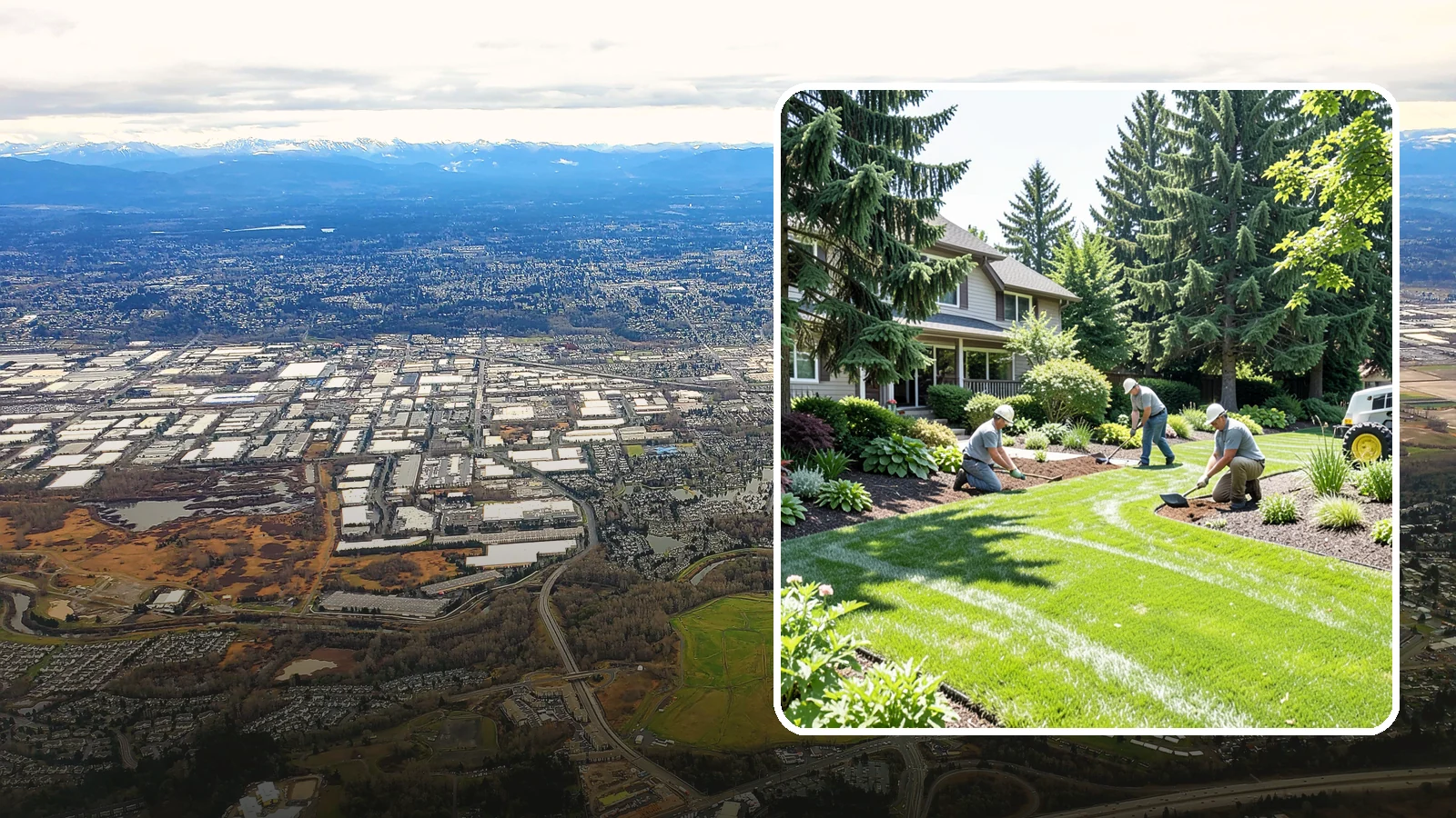 Lawn & Garden Renovation in Kent, King County, WA - Whole-yard refresh that renovates both lawn and planting beds into a cohesive, healthy landscape.