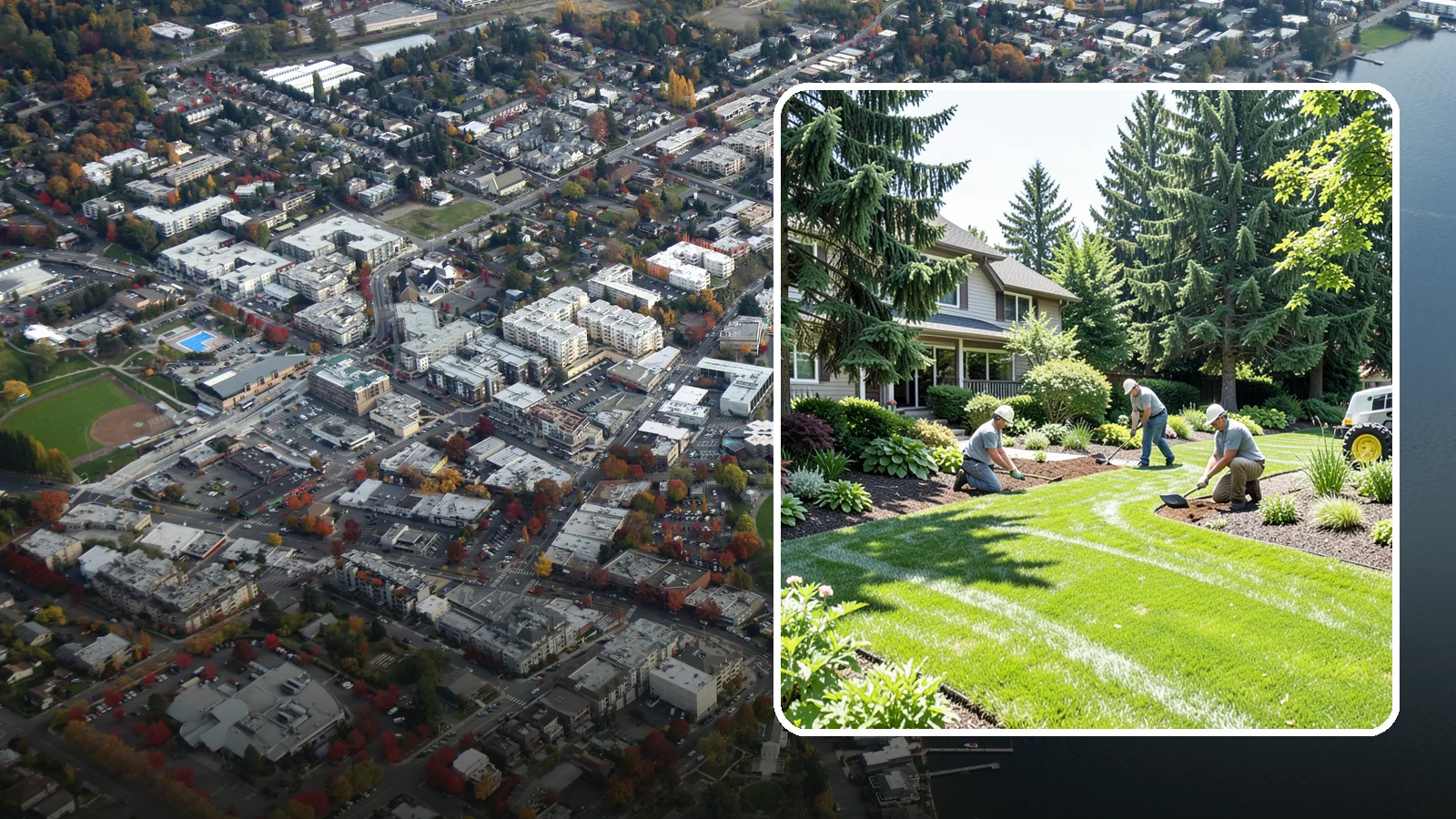 Lawn & Garden Renovation in Kirkland, King County, WA - Whole-yard refresh that renovates both lawn and planting beds into a cohesive, healthy landscape.