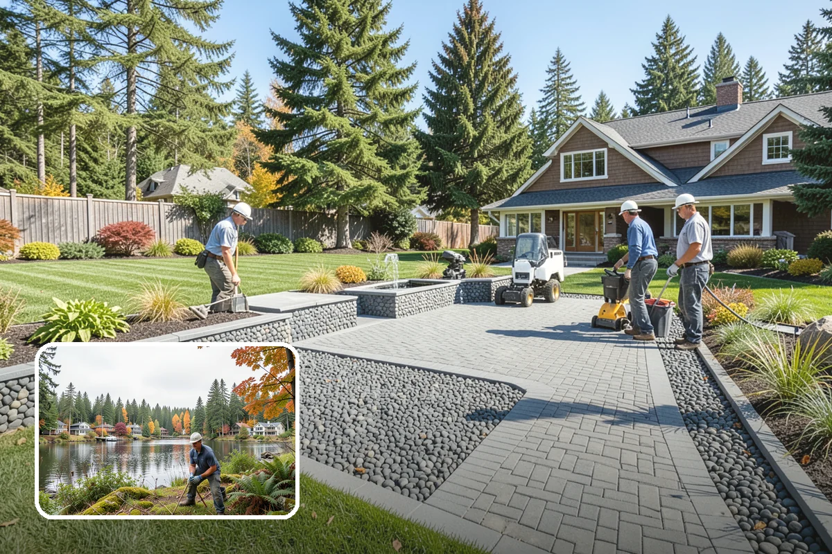 Lawn & Garden Renovation in La Conner, Skagit County, WA - One project that refreshes lawn and beds together