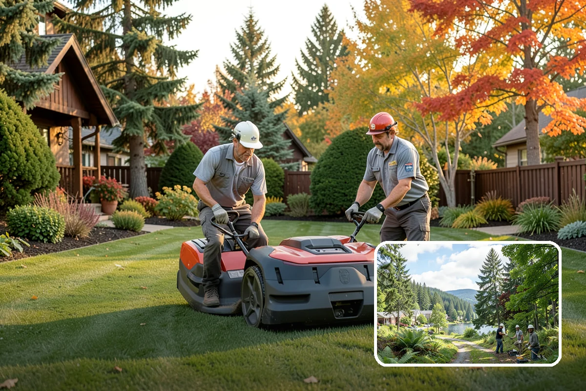 Lawn & Garden Renovation in Lake Forest Park, King County, WA - One project that refreshes lawn and beds together