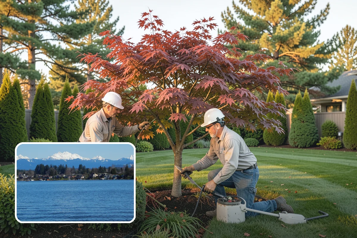 Lawn & Garden Renovation in Lake Stevens, Snohomish County, WA - One project that refreshes lawn and beds together