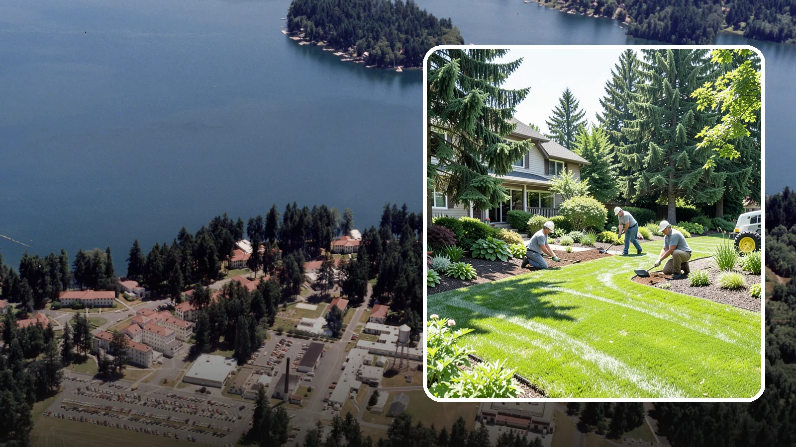 Lawn & Garden Renovation in Lakewood, Pierce County, WA - Whole-yard refresh that renovates both lawn and planting beds into a cohesive, healthy landscape.