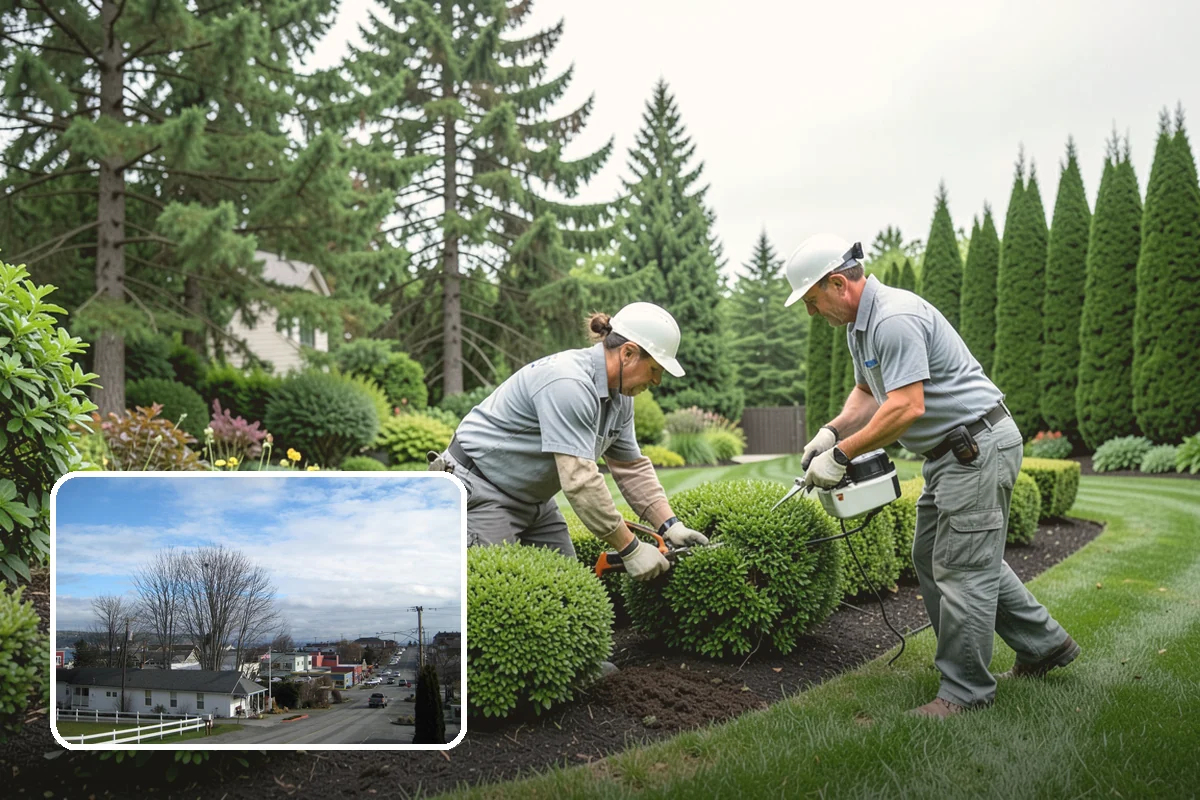 Lawn & Garden Renovation in Langley, Island County, WA - One project that refreshes lawn and beds together