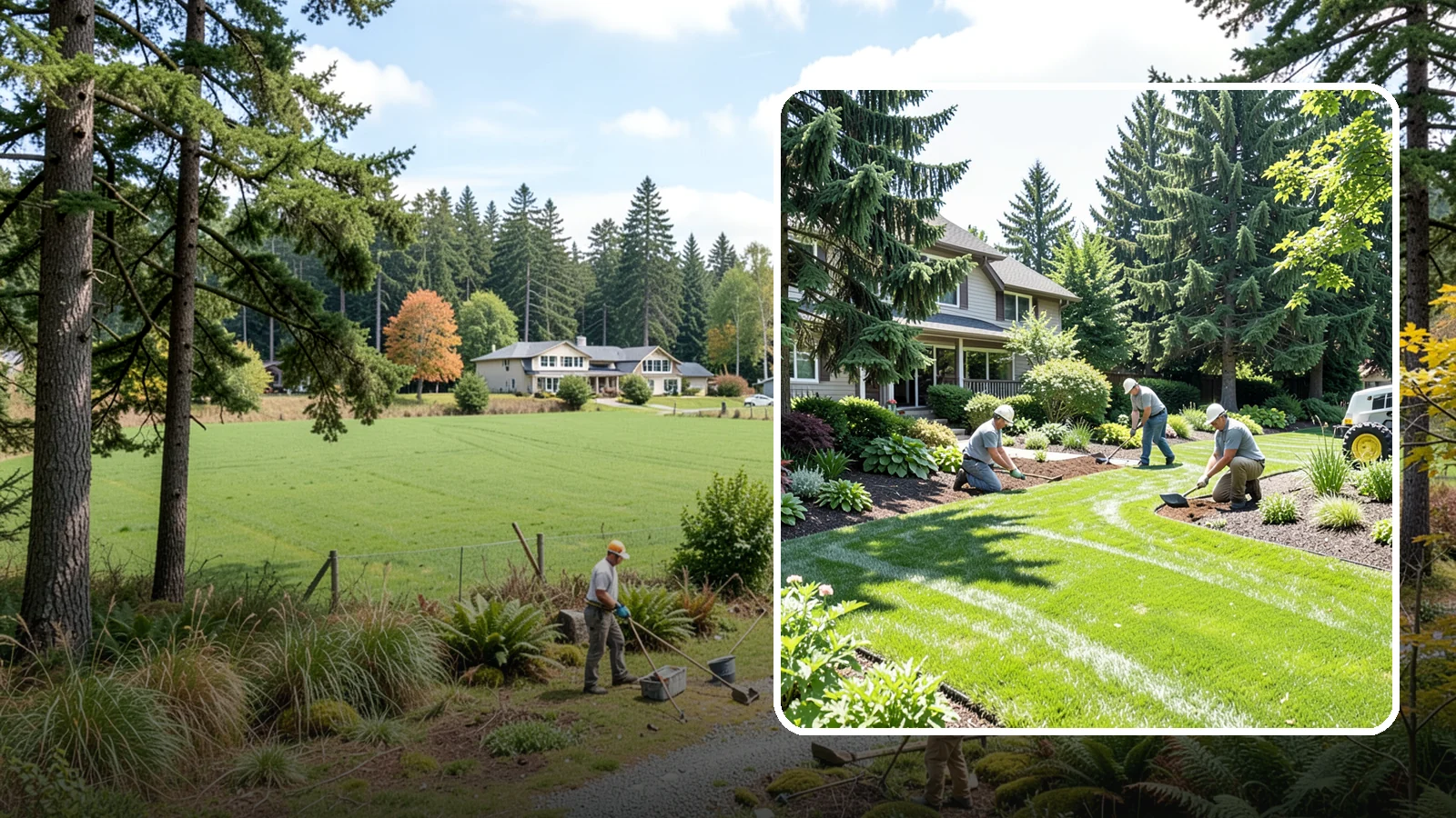 Lawn & Garden Renovation in Lyman, Skagit County, WA - Whole-yard refresh that renovates both lawn and planting beds into a cohesive, healthy landscape.