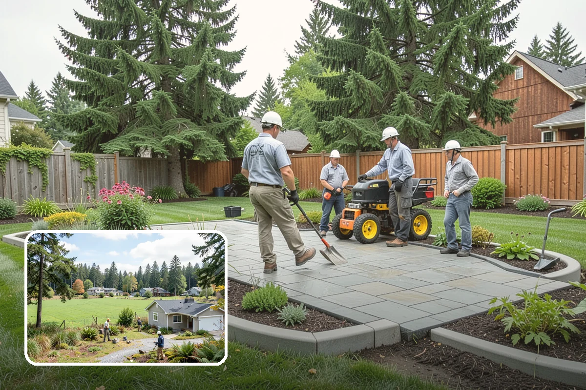 Lawn & Garden Renovation in Lyman, Skagit County, WA - One project that refreshes lawn and beds together
