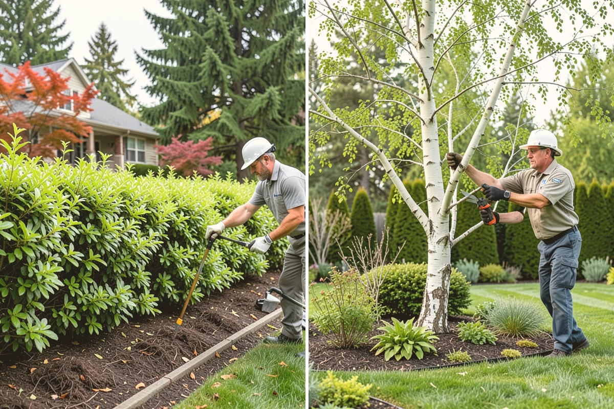 Lawn & Garden Renovation in Lynnwood, Snohomish County, WA - Walk the property and plan lawn and bed work