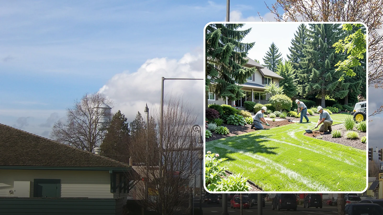 Lawn & Garden Renovation in Marysville, Snohomish County, WA - Whole-yard refresh that renovates both lawn and planting beds into a cohesive, healthy landscape.
