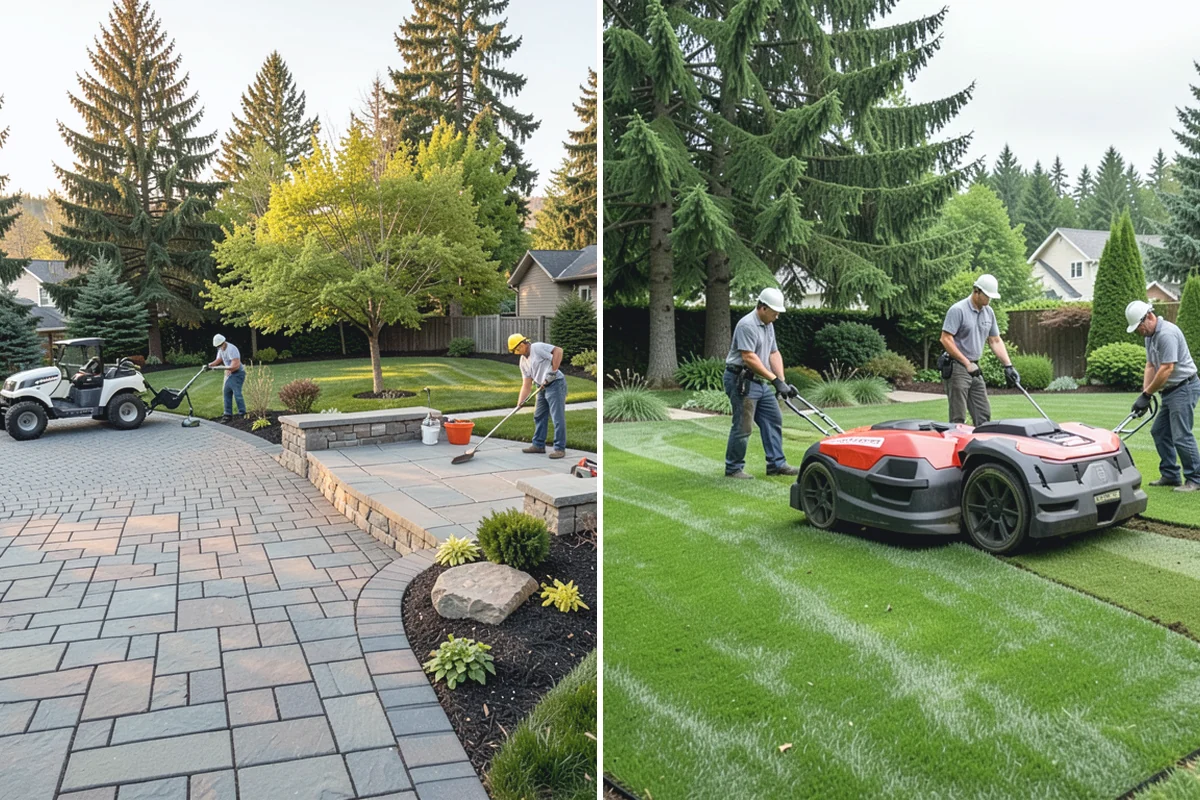 Lawn & Garden Renovation in Medina, King County, WA - Walk the property and plan lawn and bed work