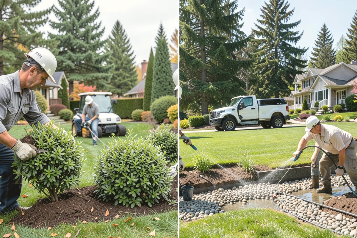 Lawn & Garden Renovation in Mercer Island, King County, WA - Walk the property and plan lawn and bed work