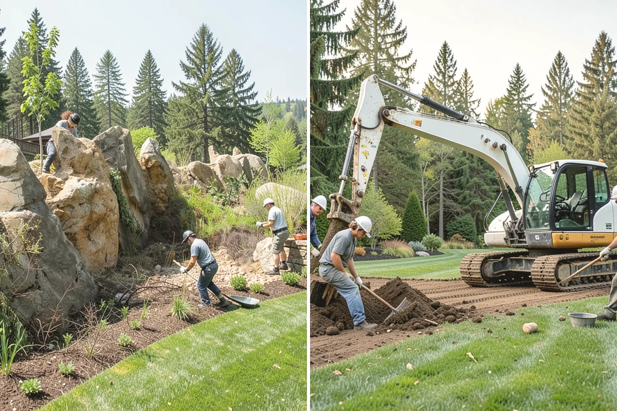 Lawn & Garden Renovation in Mill Creek, Snohomish County, WA - Walk the property and plan lawn and bed work