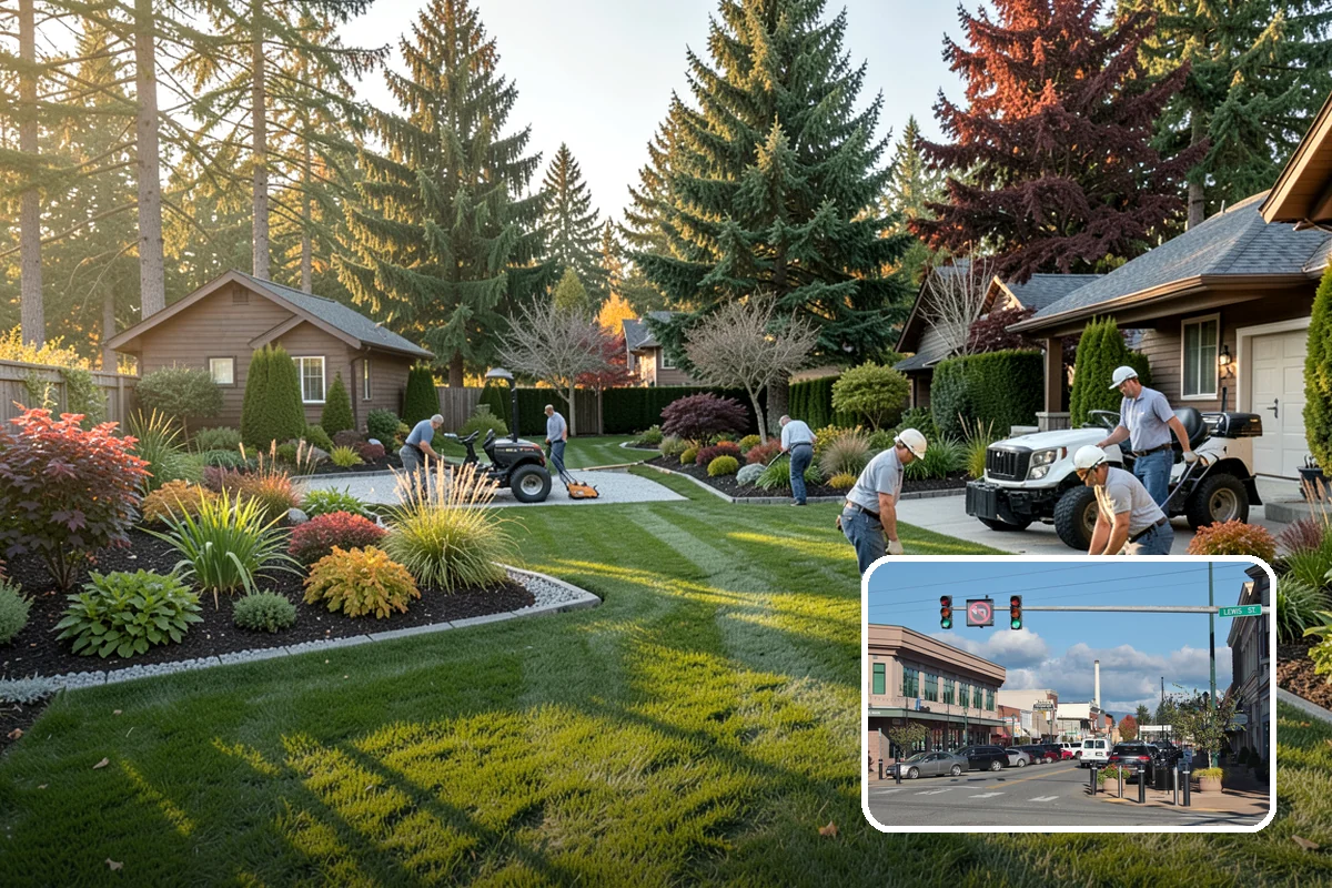 Lawn & Garden Renovation in Monroe, Snohomish County, WA - One project that refreshes lawn and beds together
