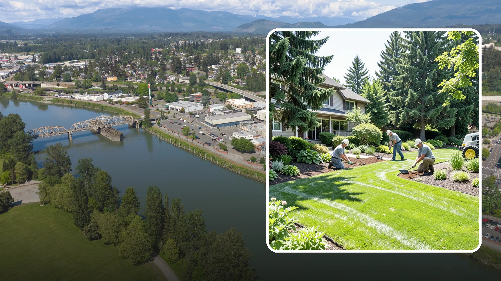 Lawn & Garden Renovation in Mount Vernon, Skagit County, WA - Whole-yard refresh that renovates both lawn and planting beds into a cohesive, healthy landscape.
