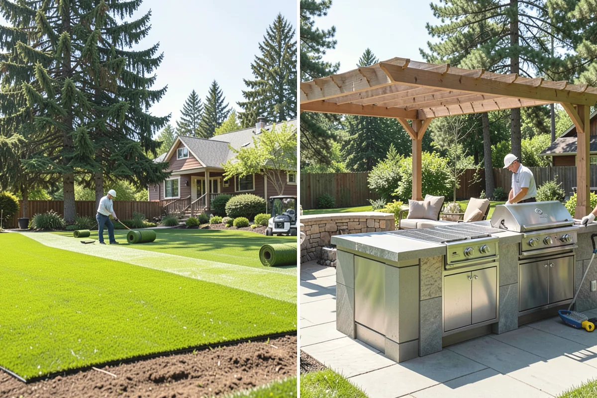 Lawn & Garden Renovation in Mountlake Terrace, Snohomish County, WA - Walk the property and plan lawn and bed work