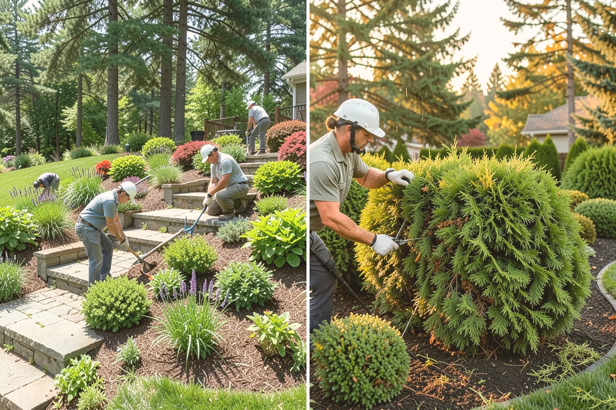 Lawn & Garden Renovation in Newcastle, King County, WA - Walk the property and plan lawn and bed work