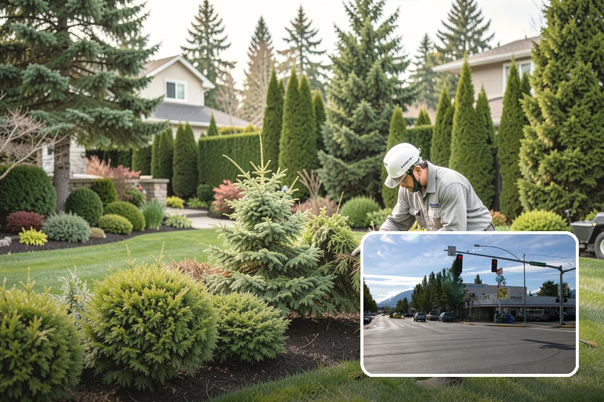 Lawn & Garden Renovation in North Bend, King County, WA - One project that refreshes lawn and beds together