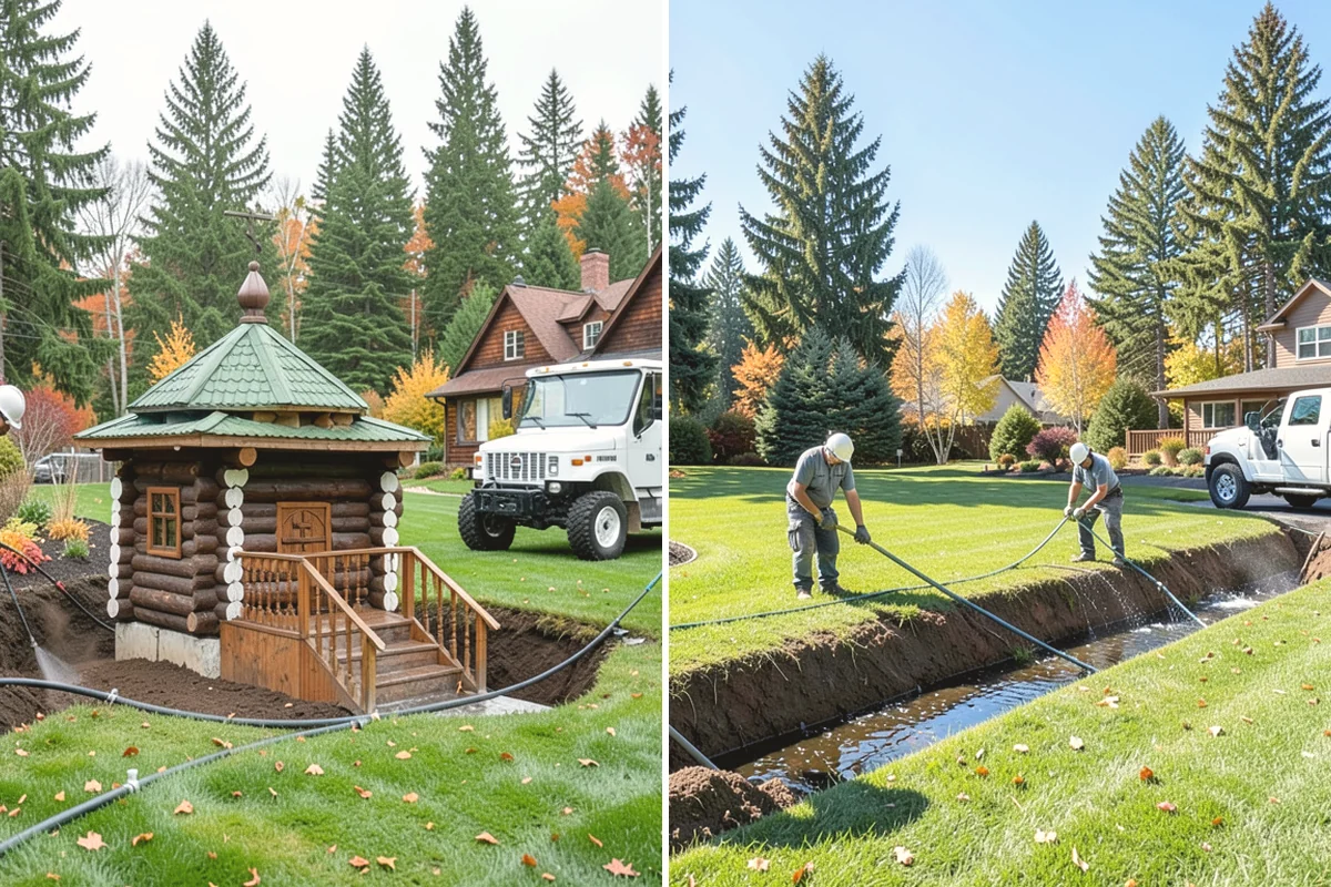 Lawn & Garden Renovation in North Bend, King County, WA - Walk the property and plan lawn and bed work