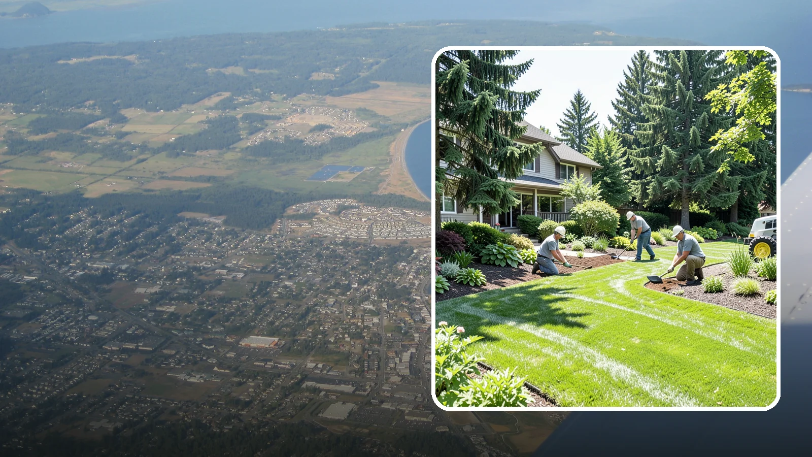 Lawn & Garden Renovation in Oak Harbor, Island County, WA - Whole-yard refresh that renovates both lawn and planting beds into a cohesive, healthy landscape.
