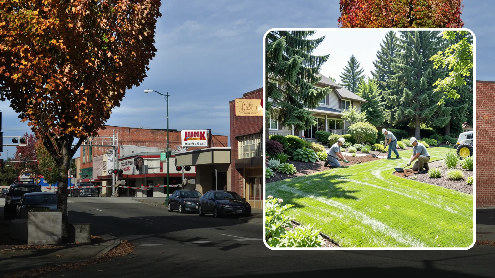 Lawn & Garden Renovation in Puyallup, Pierce County, WA - Whole-yard refresh that renovates both lawn and planting beds into a cohesive, healthy landscape.