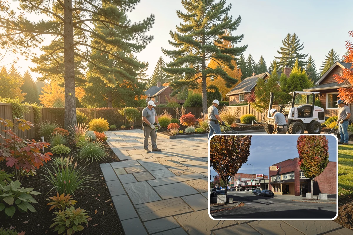 Lawn & Garden Renovation in Puyallup, Pierce County, WA - One project that refreshes lawn and beds together