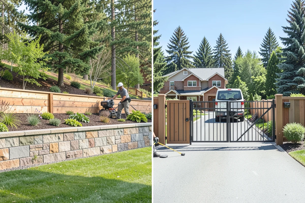 Lawn & Garden Renovation in Redmond, King County, WA - Walk the property and plan lawn and bed work