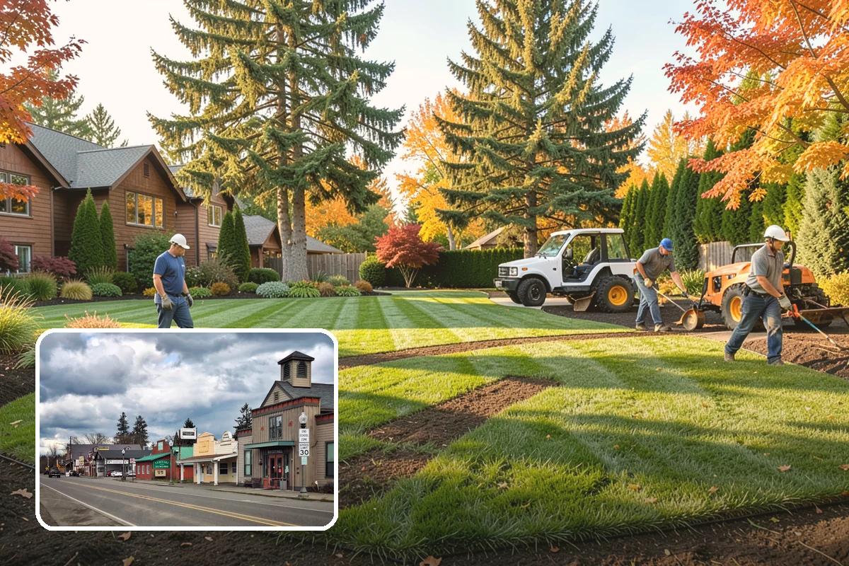 Lawn & Garden Renovation in Roy, Pierce County, WA - One project that refreshes lawn and beds together