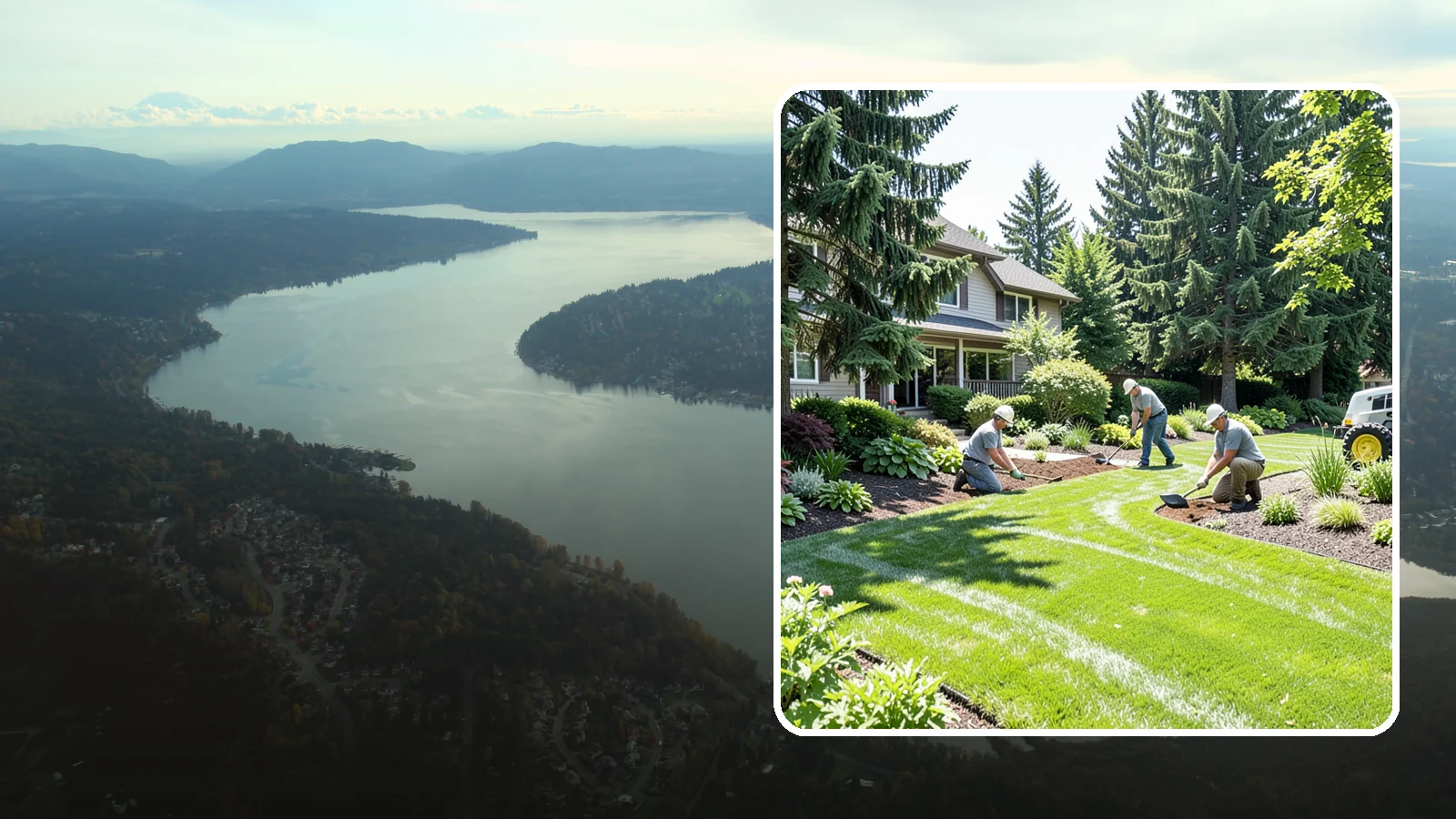 Lawn & Garden Renovation in Sammamish, King County, WA - Whole-yard refresh that renovates both lawn and planting beds into a cohesive, healthy landscape.