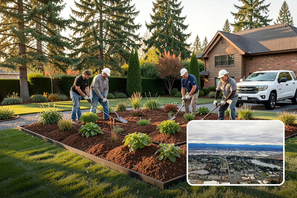 Lawn & Garden Renovation in SeaTac, King County, WA - One project that refreshes lawn and beds together