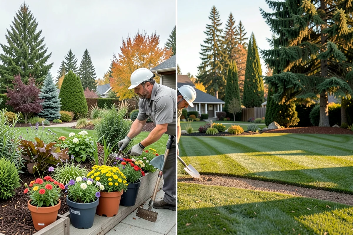 Lawn & Garden Renovation in SeaTac, King County, WA - Walk the property and plan lawn and bed work