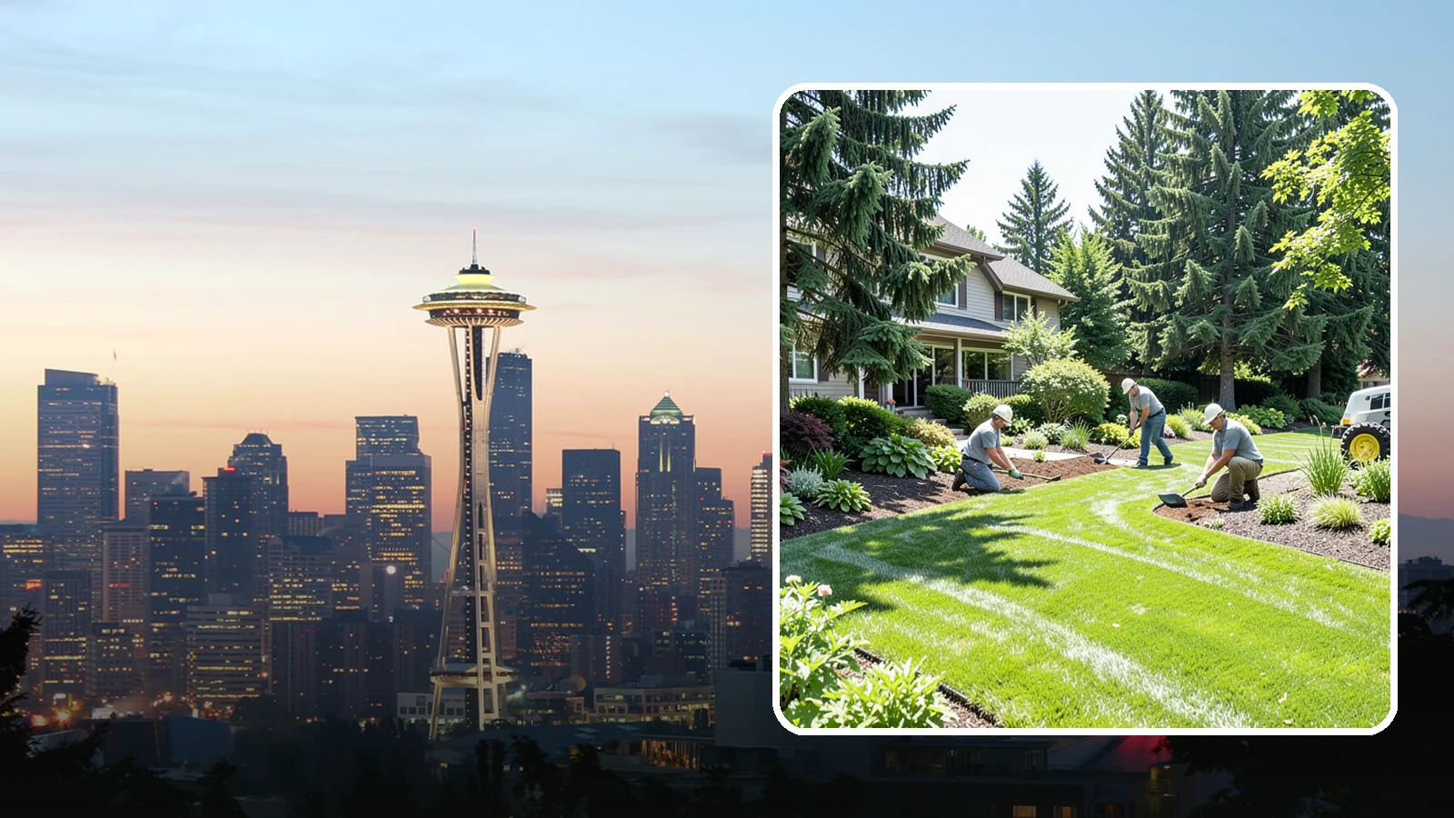 Lawn & Garden Renovation in Seattle, King County, WA - Whole-yard refresh that renovates both lawn and planting beds into a cohesive, healthy landscape.