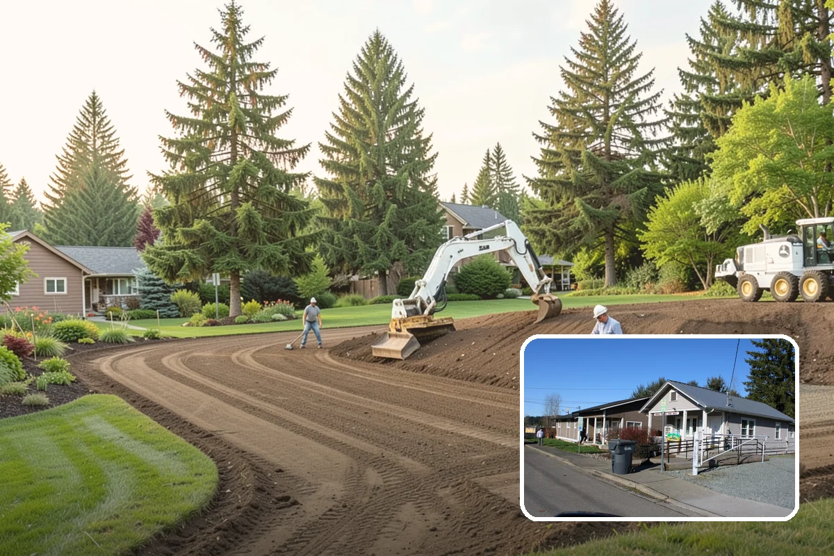 Lawn & Garden Renovation in South Prairie, Pierce County, WA - One project that refreshes lawn and beds together