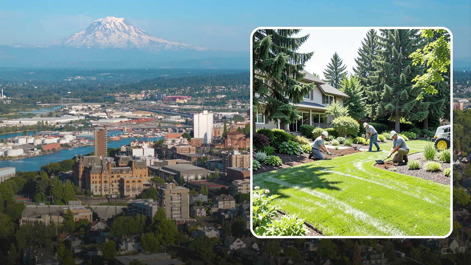 Lawn & Garden Renovation in Tacoma, Pierce County, WA - Whole-yard refresh that renovates both lawn and planting beds into a cohesive, healthy landscape.