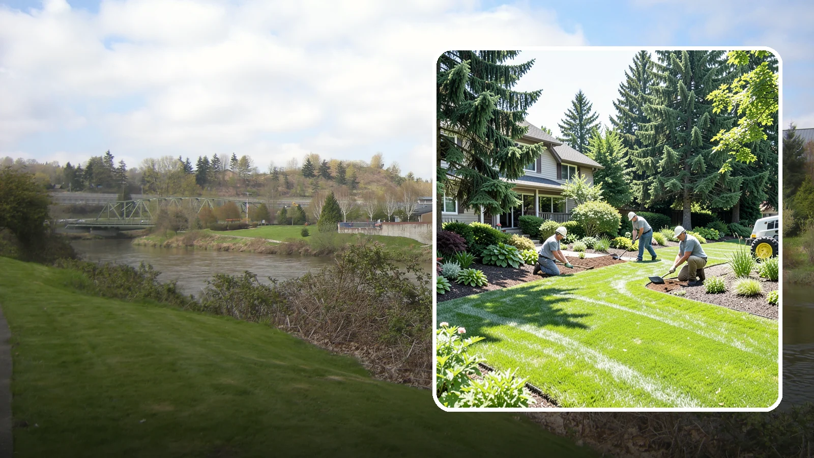 Lawn & Garden Renovation in Tukwila, King County, WA - Whole-yard refresh that renovates both lawn and planting beds into a cohesive, healthy landscape.