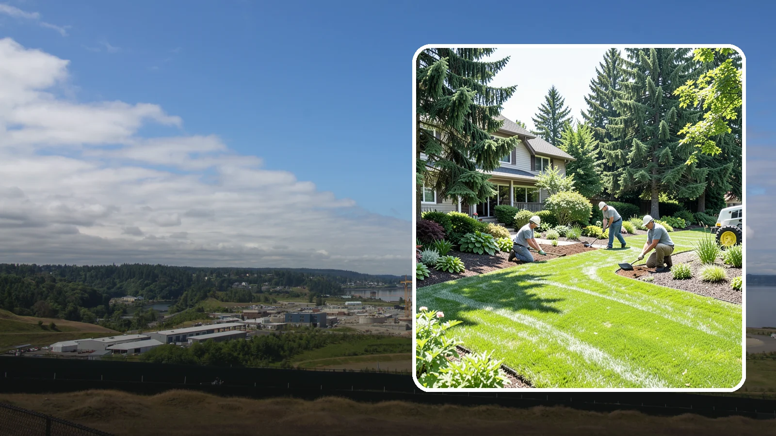 Lawn & Garden Renovation in University Place, Pierce County, WA - Whole-yard refresh that renovates both lawn and planting beds into a cohesive, healthy landscape.