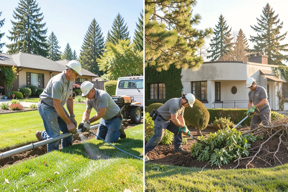 Lawn & Garden Renovation in University Place, Pierce County, WA - Walk the property and plan lawn and bed work