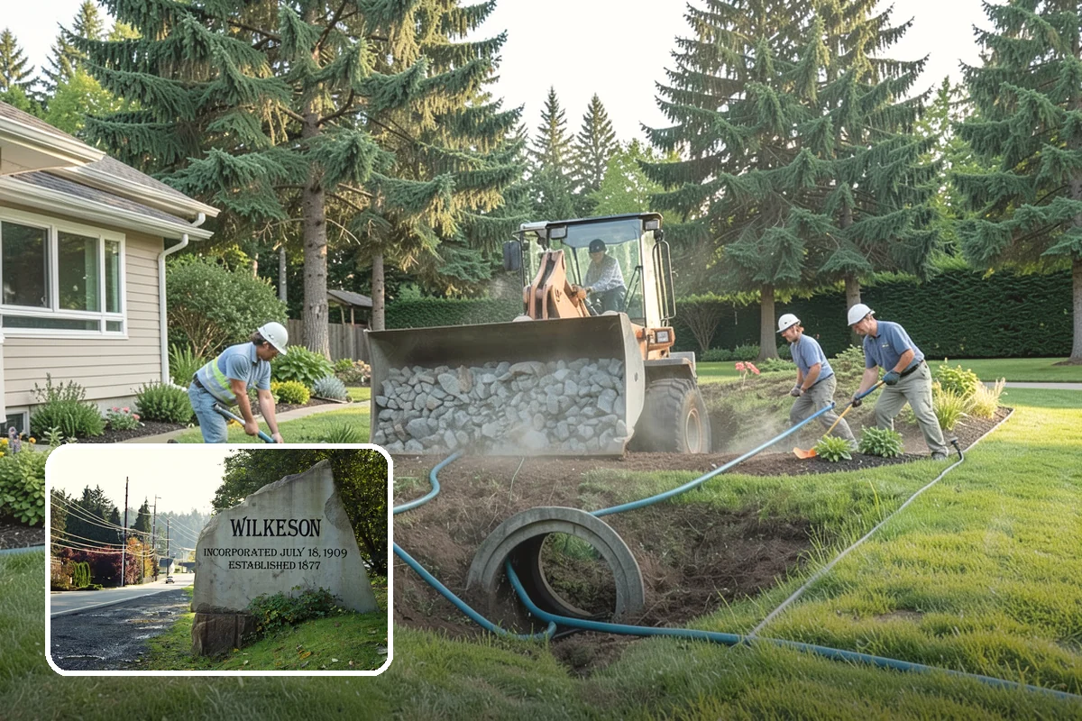 Lawn & Garden Renovation in Wilkeson, Pierce County, WA - One project that refreshes lawn and beds together