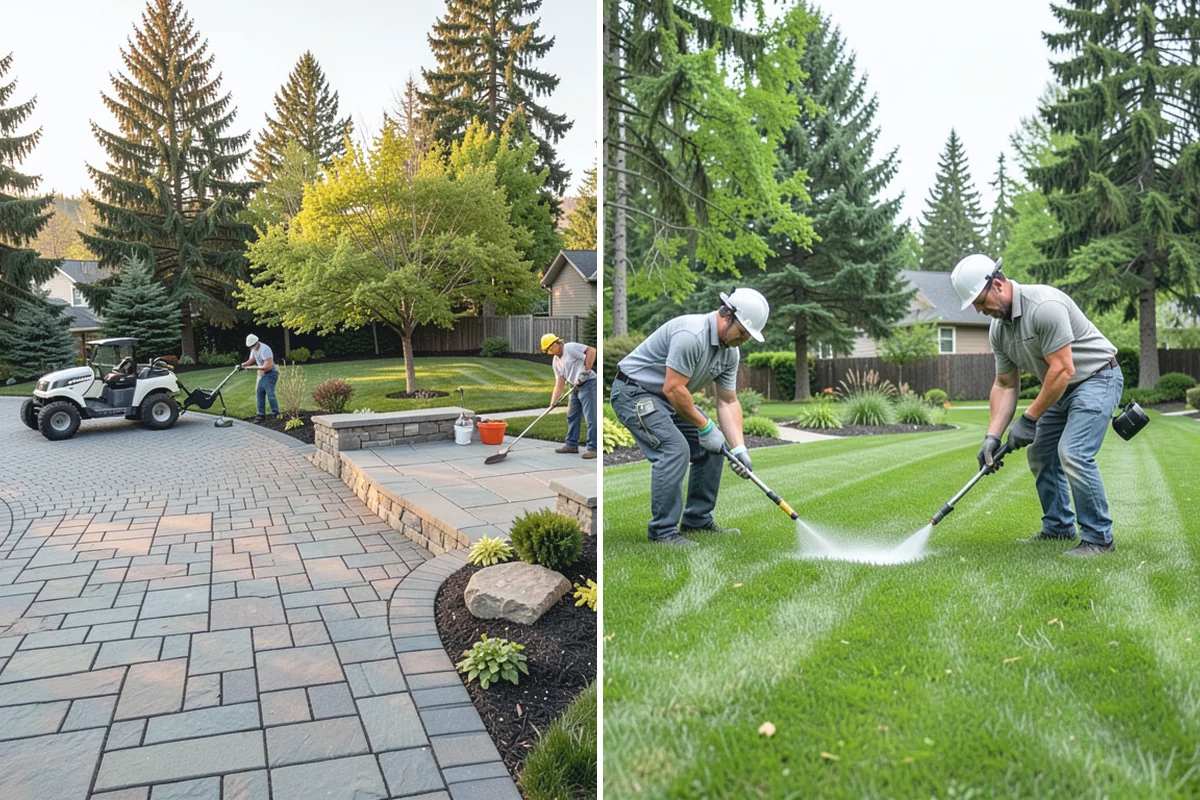Lawn & Garden Renovation in Woodinville, King County, WA - Walk the property and plan lawn and bed work