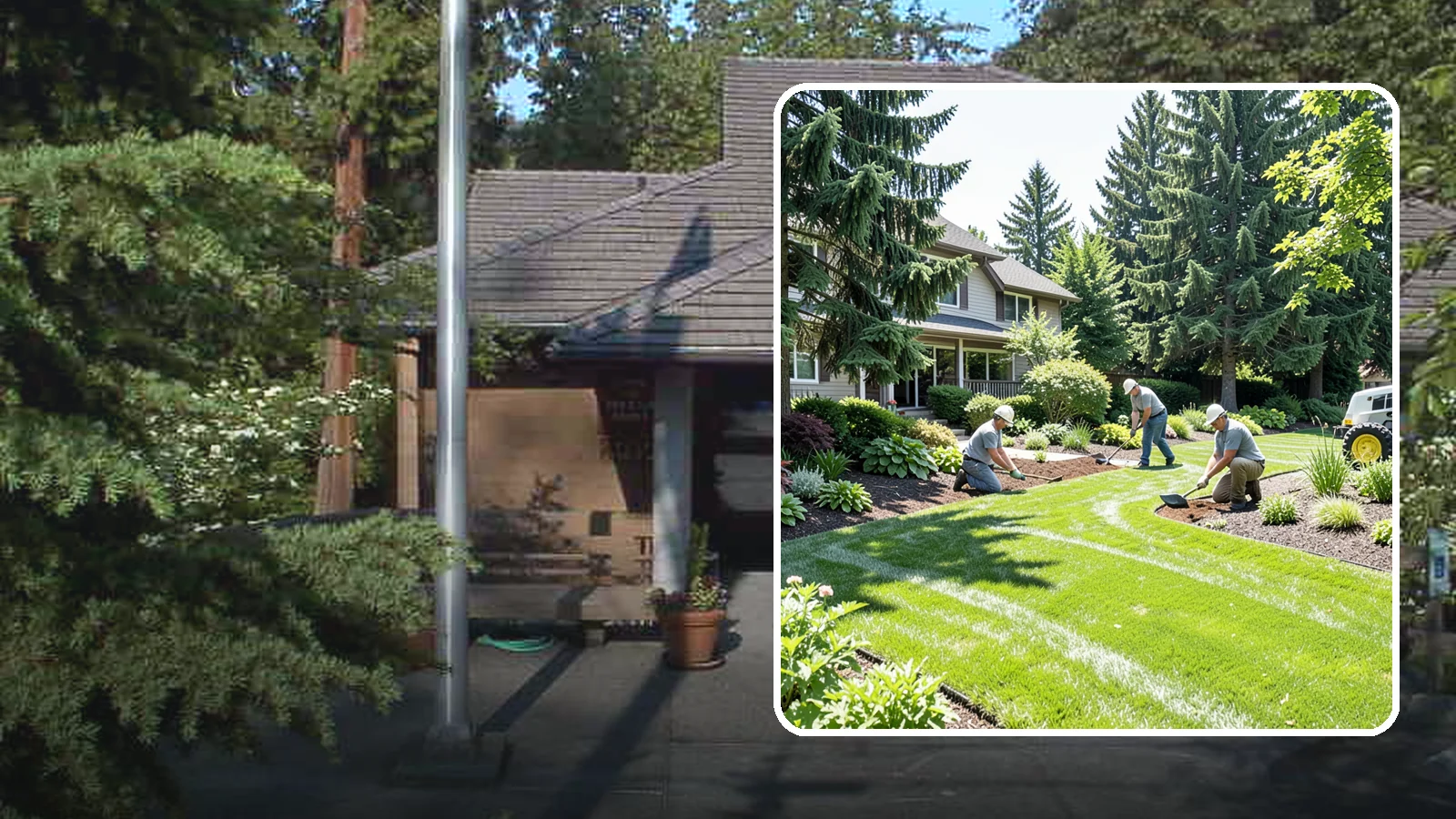 Lawn & Garden Renovation in Yarrow Point, King County, WA - Whole-yard refresh that renovates both lawn and planting beds into a cohesive, healthy landscape.