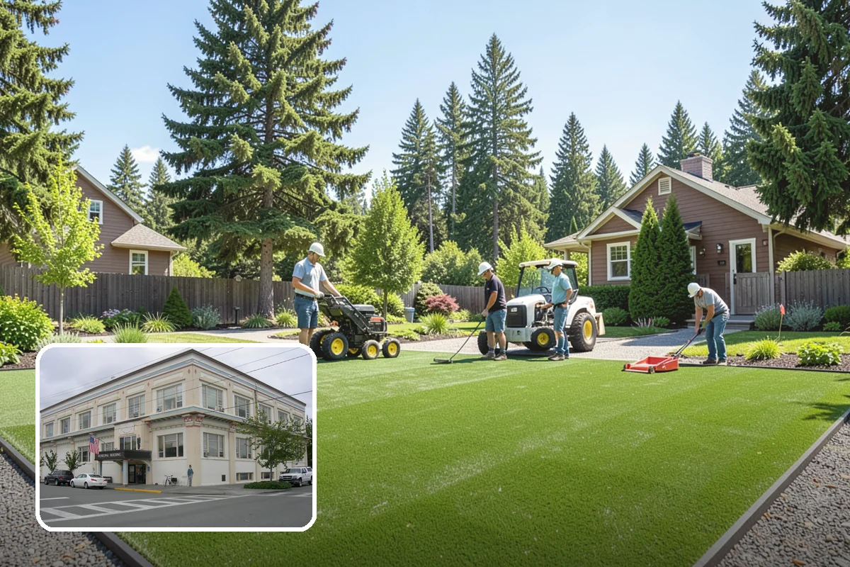 Lawn Grading & Leveling in Anacortes, Skagit County, WA - Even surface that mows cleanly with no scalping