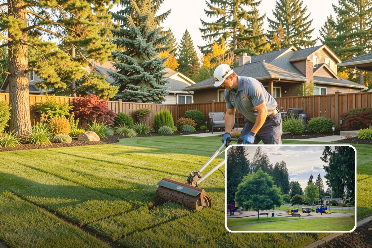 Lawn Grading & Leveling in Bonney Lake, Pierce County, WA - Even surface that mows cleanly with no scalping