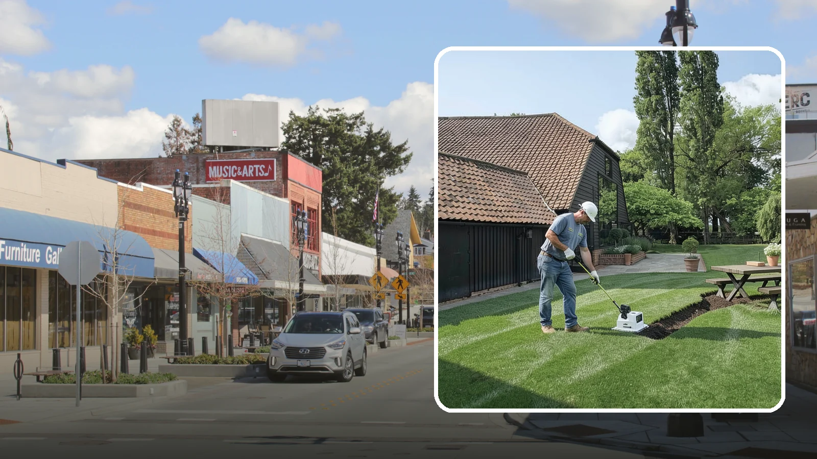 Lawn Grading & Leveling in Bothell, King County, WA - Smooth out bumps, dips, and low spots and correct slope so your lawn drains and mows evenly.