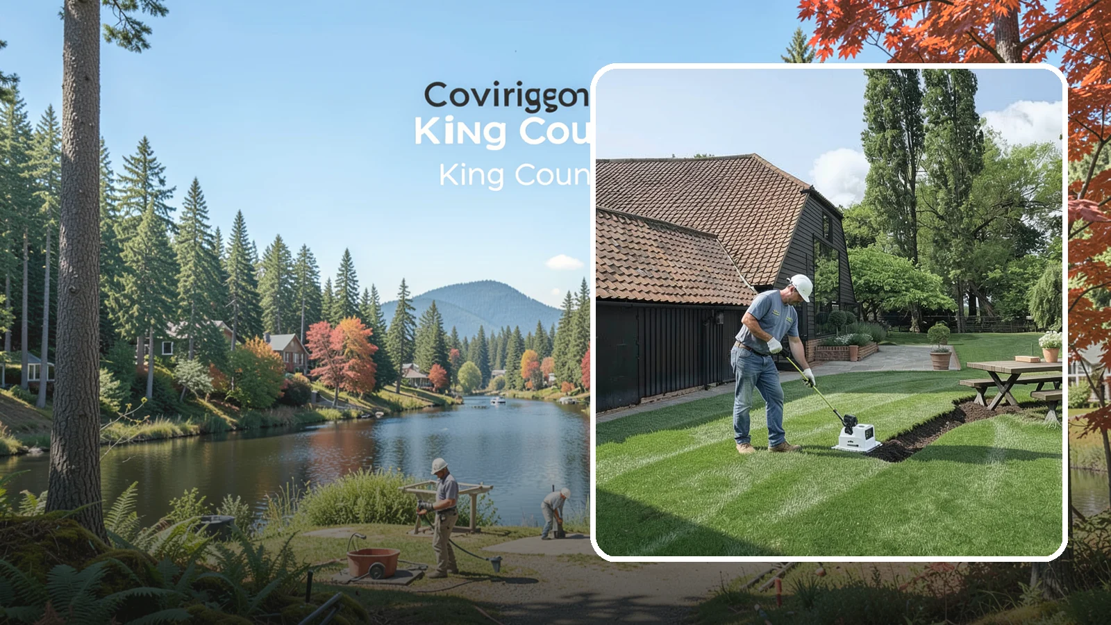Lawn Grading & Leveling in Covington, King County, WA - Smooth out bumps, dips, and low spots and correct slope so your lawn drains and mows evenly.
