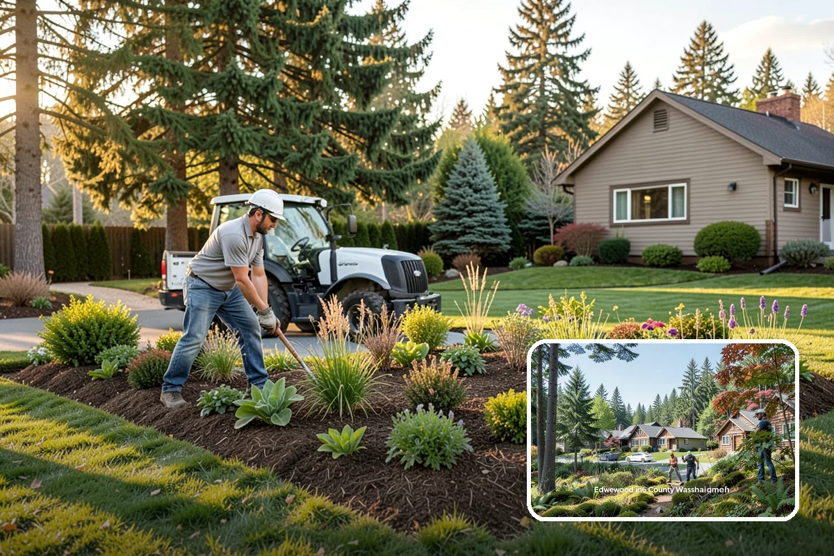 Lawn Grading & Leveling in Edgewood, Pierce County, WA - Even surface that mows cleanly with no scalping