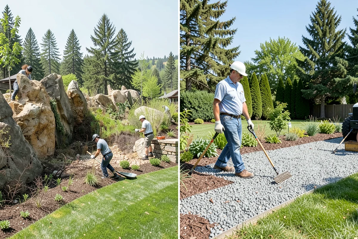 Lawn Grading & Leveling in Everett, Snohomish County, WA - Survey the lawn for high spots, dips, and drainage flow