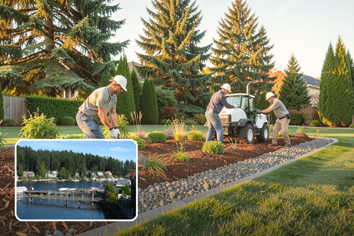 Lawn Grading & Leveling in Gig Harbor, Pierce County, WA - Even surface that mows cleanly with no scalping