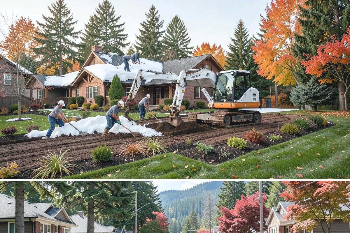 Lawn Grading & Leveling in Hunts Point, King County, WA - Best in spring or early fall