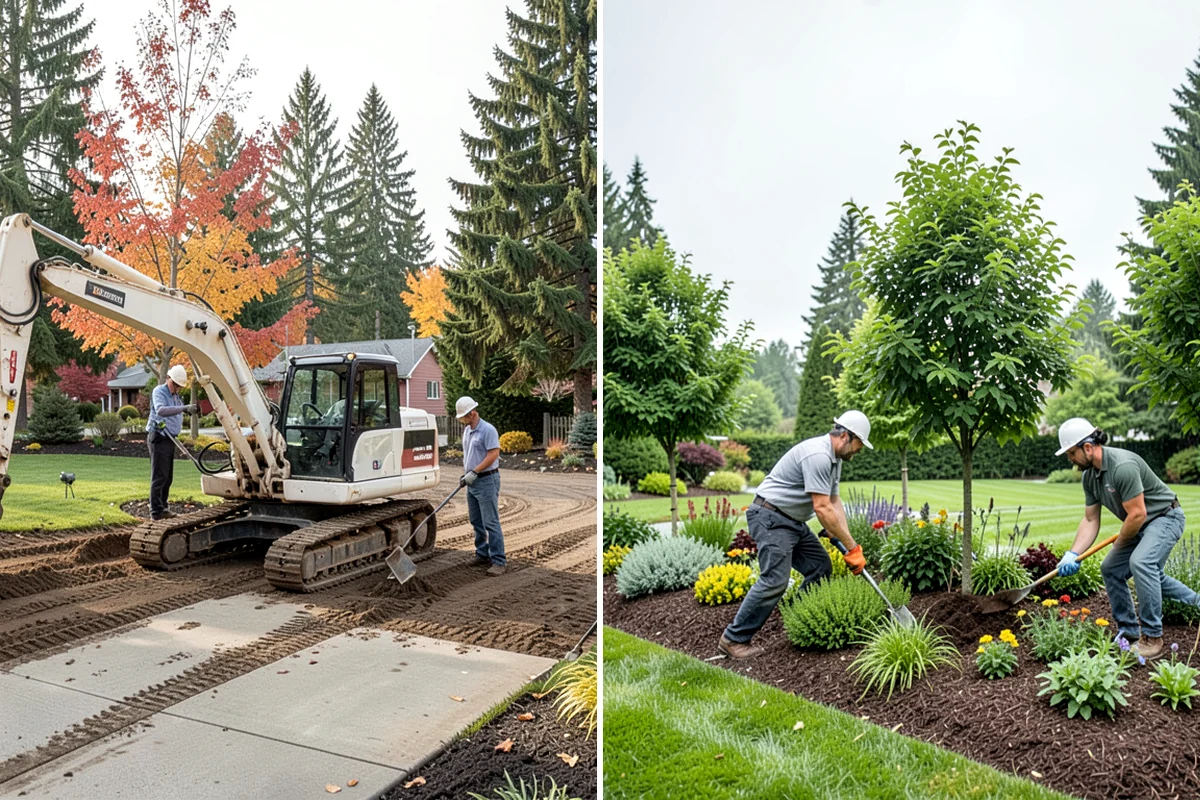 Lawn Grading & Leveling in Kenmore, King County, WA - Survey the lawn for high spots, dips, and drainage flow